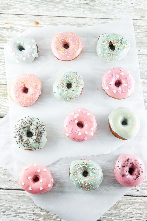 Donuts para mesas de Guloseimas