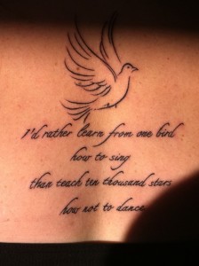 Tatuagens de Frases Delicadas