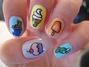 Unhas Decoradas de Docinhos