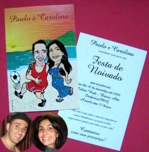 Convites para Noivado 2013