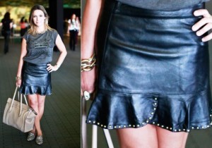 Saias de Couro Inverno 2013