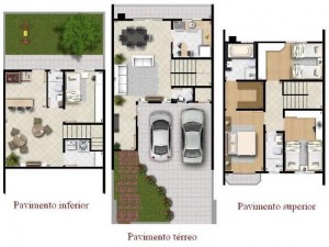 Plantas de Sobrados Pequenos