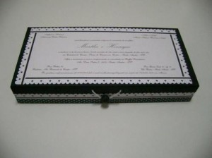 Caixa para Convite de Casamento