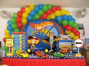 Decoração Festa Infantil Hot Wheels