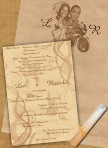 Convites de Casamento Modernos