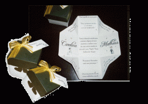 Caixa para Convite de Casamento