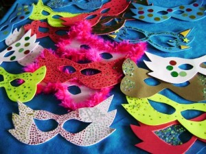 Decoração para Máscara de Carnaval