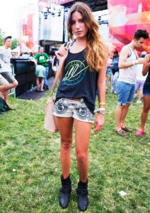 Look para Festival de Rock no Verão