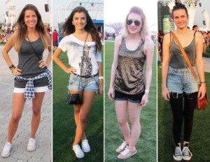 Look para Festival de Rock no Verão