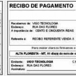 Modelo Recibo de Pagamento