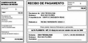 Modelo Recibo de Pagamento