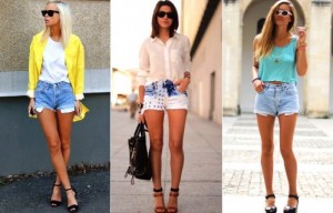 Short Jeans Cintura Alta