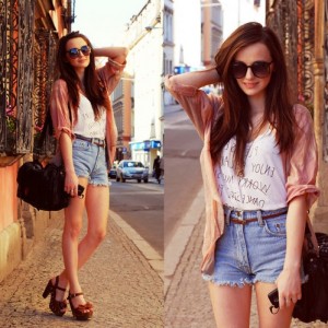 Short Jeans Cintura Alta