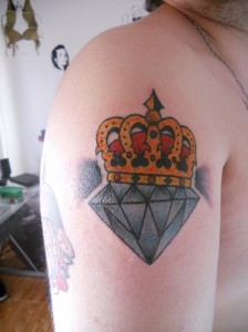 Tatuagem de Diamante