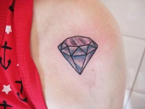 Tatuagem de Diamante