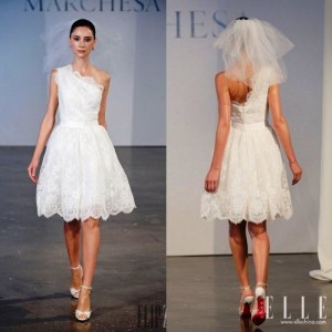 Vestidos de Noiva Curtos 2014