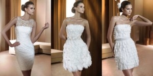 Vestidos de Noiva Curtos 2014