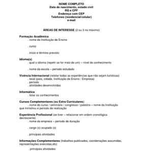 Modelos de Currículos 2014 Prontos