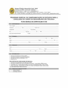 Currículos Prontos para Imprimir e Preencher