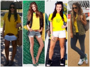 Looks para Jogos da Copa