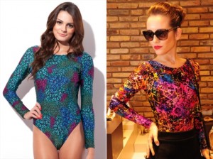 Blusa Maiô com Manga