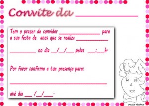 Convites de Aniversário