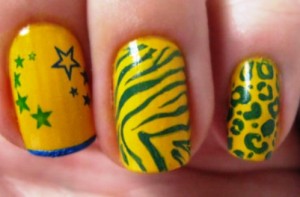 Unhas Decoradas para Copa 2014