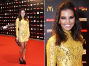 Vestido de Festa com Manga Longa