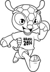 Desenhos para Colorir Copa 2014
