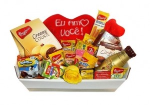 Cesta de café da Manha Dia dos Namorados
