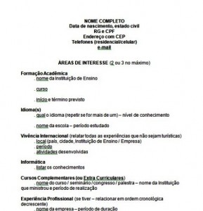 Modelos de Currículo Simples