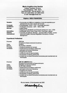 Modelos de Currículo Simples