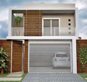 Fachadas de Casas com Garagem