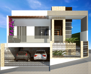 Fachadas de Casas com Garagem