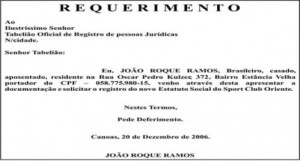 Modelos de Requerimento Prontos