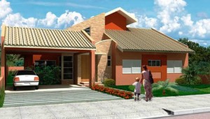 Fachadas de Casas com Garagem