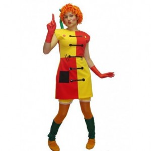 Fantasia de boneca feminina