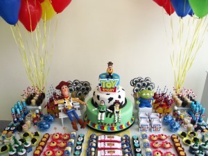 decoração toy story aniversário infantil fotos