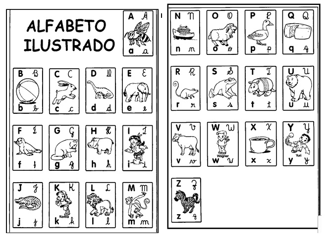 Alfabeto Ilustrado Para Imprimir