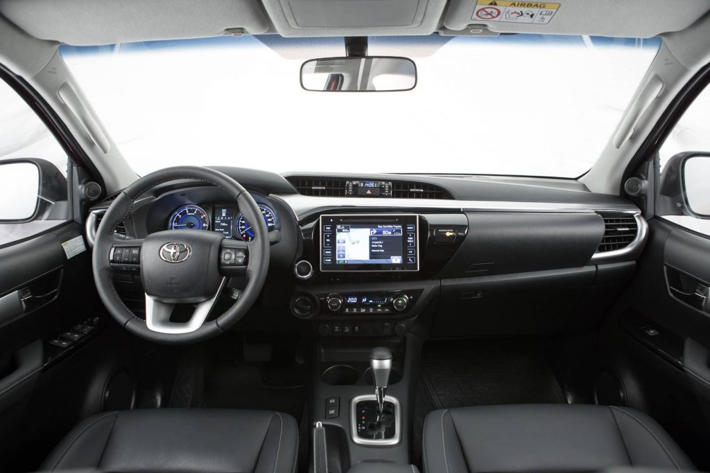 Interior da nova Hilux 2017