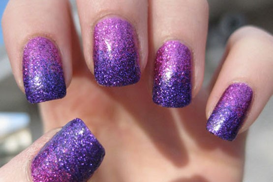 Esmaltes com glitter