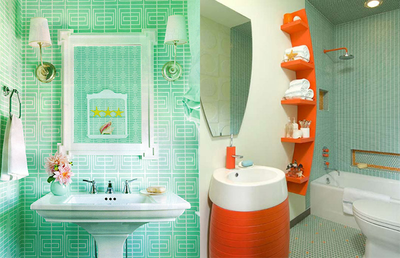 banheiros coloridos como decorar