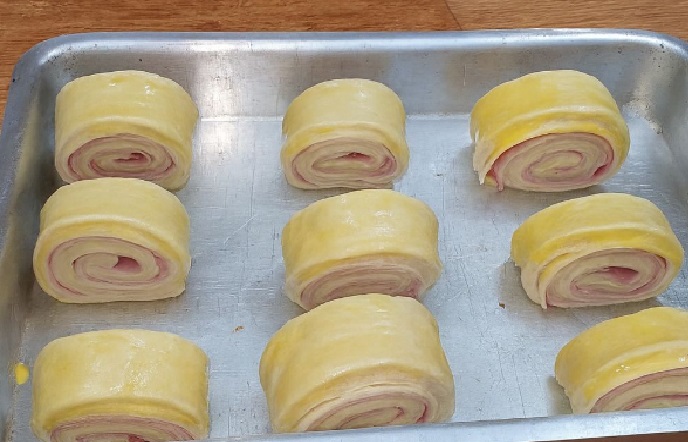 Pãozinho de Presunto e Queijo