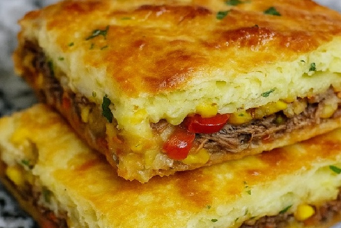 Torta de Sardinha no Liquidificador